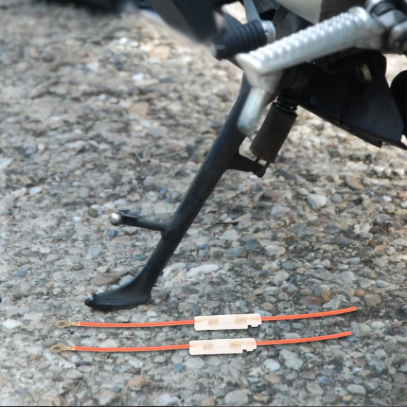 OFFIGAM 5Pcs Red Motorcycle Inline Fuse Connector Adapter Sturdy Plastic Safe Electrical Use