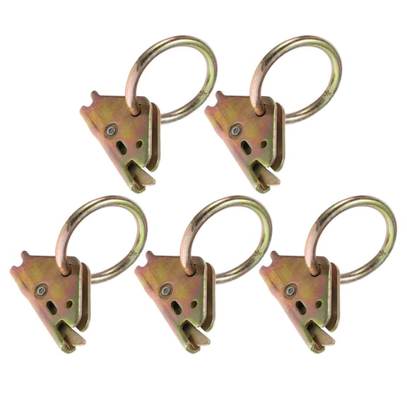 OFFIGAM 5Pcs Multi Function Tie Down Anchors for Pickup Truck Bed Heavy Duty Steel with Golden Finish