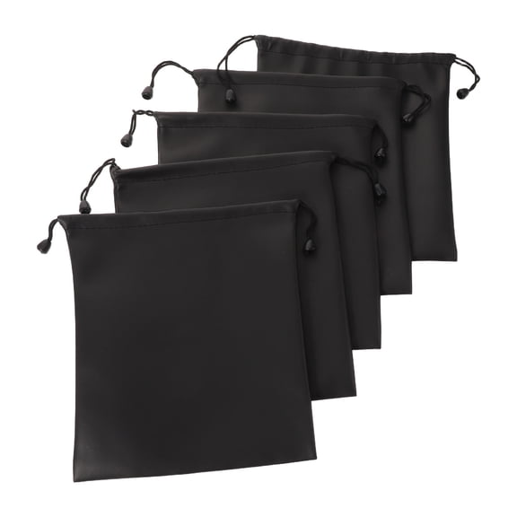 OFFIGAM Earbuds Pouch, Durable Protective Case, Quick Access, Black, 5Pcs