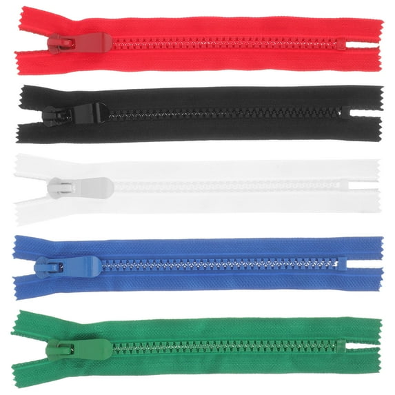OFFIGAM Zipper Replacement Pull Zippers Green 5Pcs for Wallets