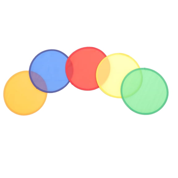 OFFIGAM 5-Pack Wedding Folded Fans Assorted Colors Space-Saving Handheld Fans for Wedding Party Favors and Decorations