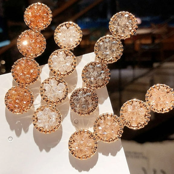 OFFIGAM Rhinestone Hair Clips for Girls, 5-Pack Sparkly Hair Accessories Set