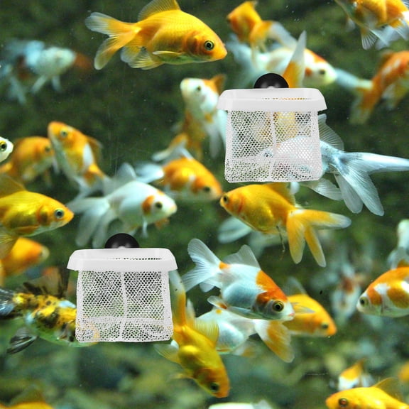 OFFIGAM Aquarium Breeding Nets 5-Pack Nylon Screen Mesh for Fish Separation and Aquatic Plant