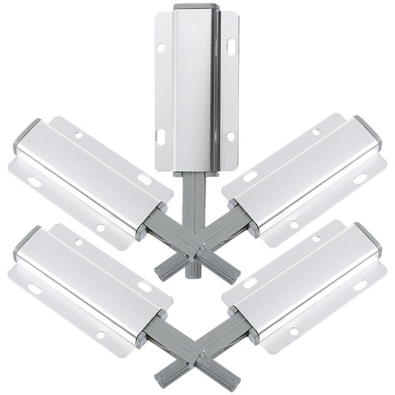 OFFIGAM 5pcs Magnetic Door Lock Bolts for Cabinets and Drawers, Plastic, Home Security Latch Set