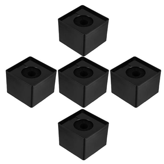 OFFIGAM 5-Pack Microphone Logo Cubes Black ABS Material Professional Design for Media Equipment Accessories