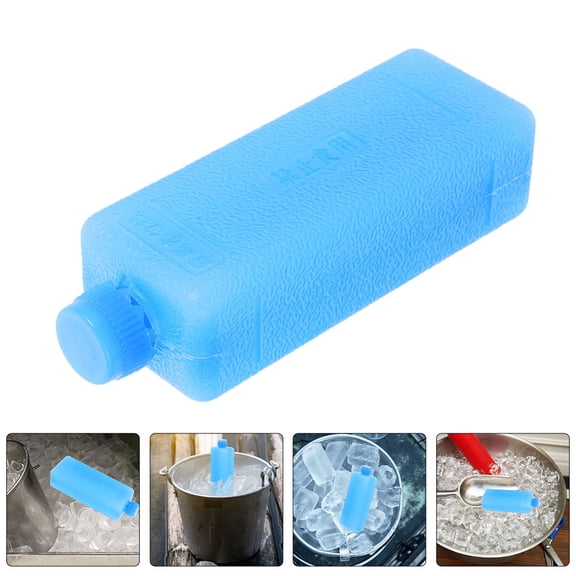 OFFIGAM 5pcs Portable Ice Packs Blue PE Perfect For Travel And Picnics