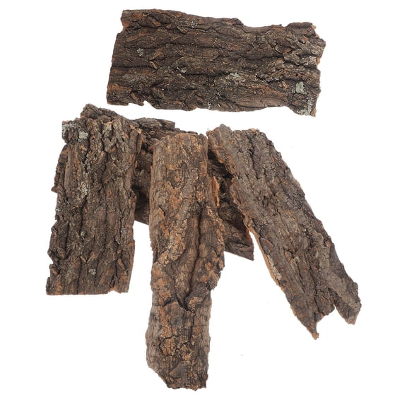 OFFIGAM 5-Piece Reptile Cork Bark Tile Background Decor for Terrariums, Habitat, Natural Climbing Hide