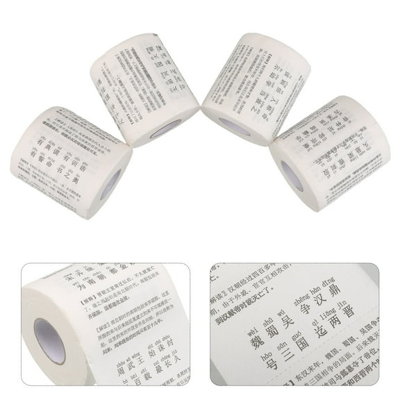 OFFIGAM 6 Rolls Toilet Tissues Rolls Wood Pulp Multi Suitable For Holiday Parties Restaurants