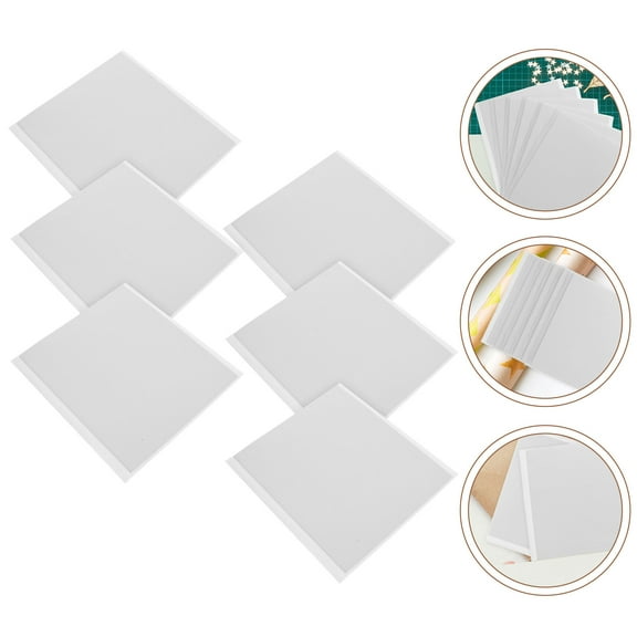 OFFIGAM Double-Sided Foam Adhesive Tape Sheets, White Sticky Craft Tape, 6-Pack for Projects and Crafts