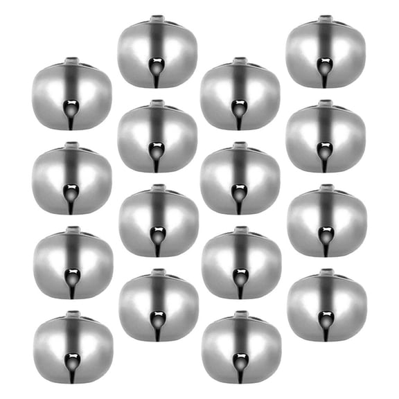 OFFIGAM 60 Pcs Bell Pendants Silver Decorative for Kitchen Decoration During Christmas