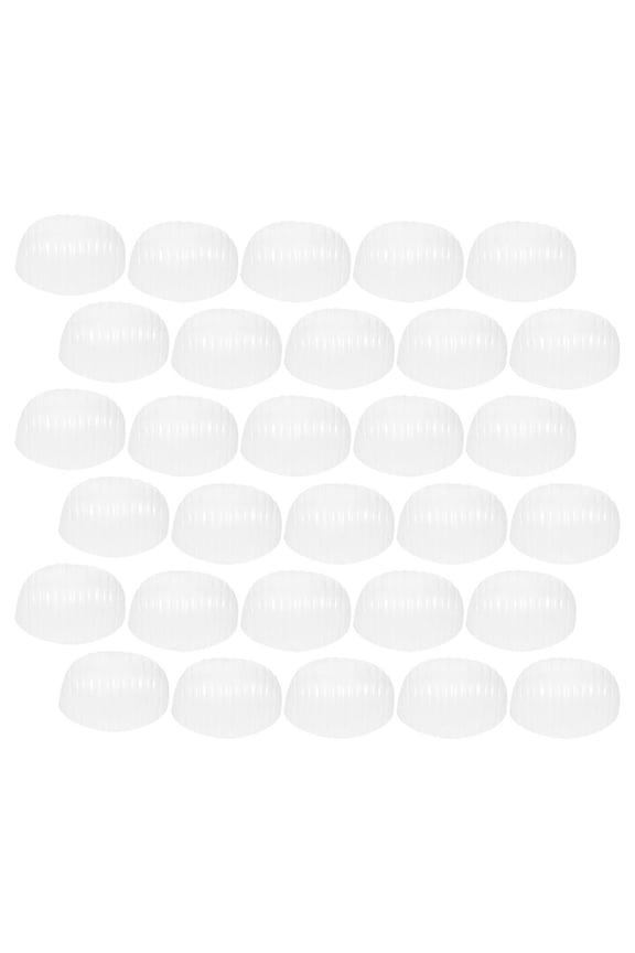 60Pcs Baseball Cap Form Shapers Transparent PVC Insert Hat Supports for Peaked Hats
