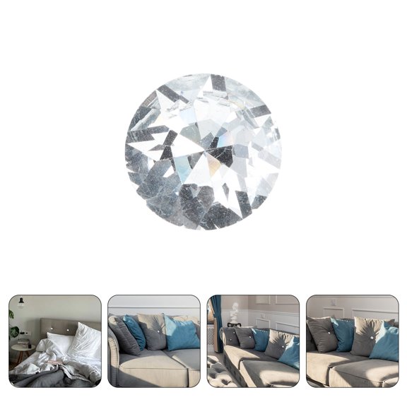 OFFIGAM 60Pcs Shiny Rhinestone Buttons for Upholstery Sofa Tufting Bed Headboard Sewing Decor
