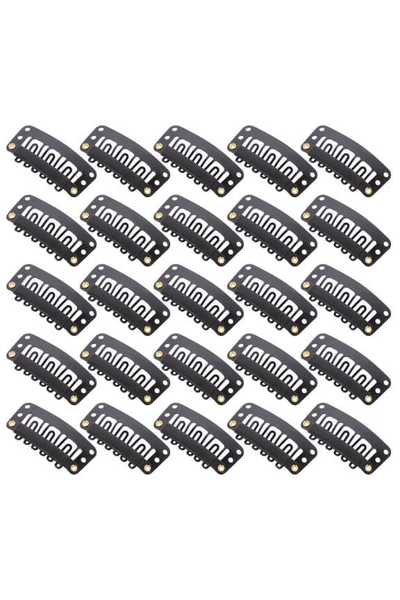 60pcs Snap Hair Clips for Wig Making and Sewing with Comb Teeth for Hair Extensions and Hat Fixing