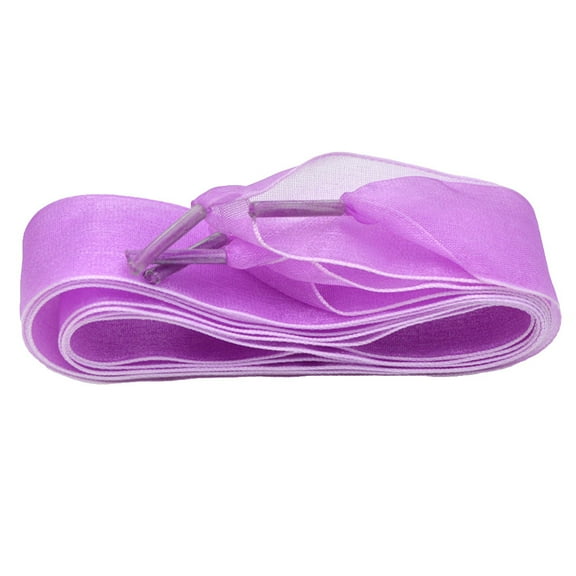 OFFIGAM 6Pairs Flat Wide Shoelace Chiffon Shoelaces Strings Assorted Color Durable for Shoes Use