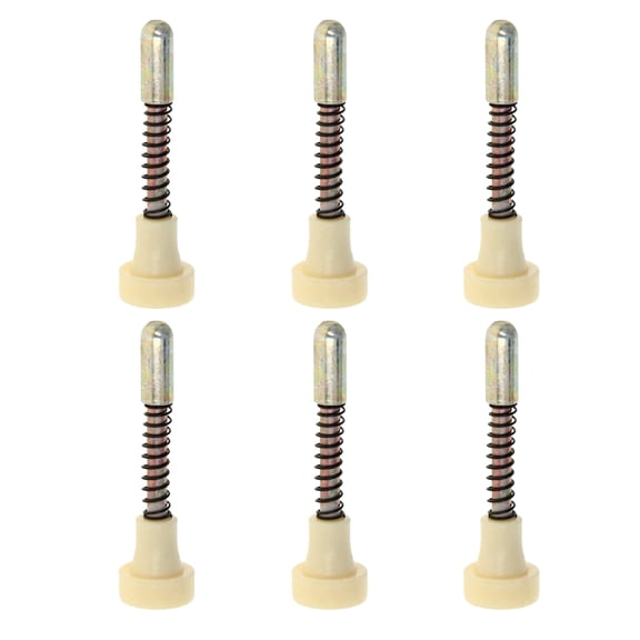 OFFIGAM Plastic Window Screen Latch Set, Cylindrical Design, 6-Piece Replacement Hardware for Secure Window Screens