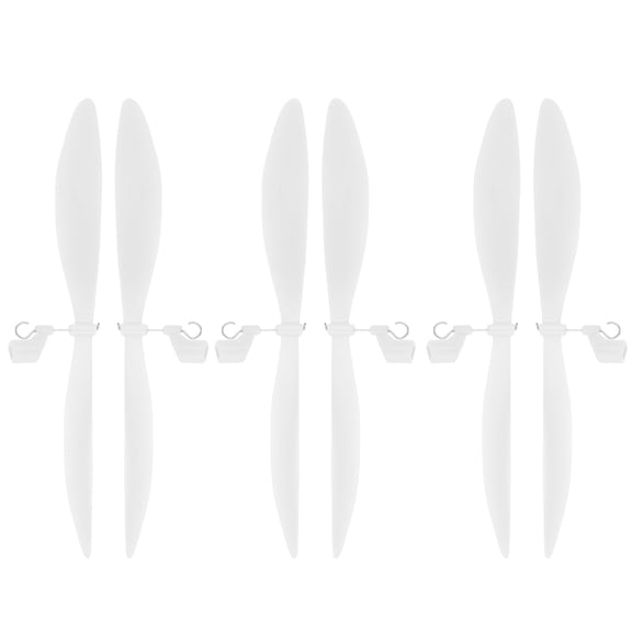OFFIGAM 6-Piece White Plastic Aircraft Model Kit for Outdoor Activities and Hobbyists, Perfect for Model Aircraft Enthusiasts