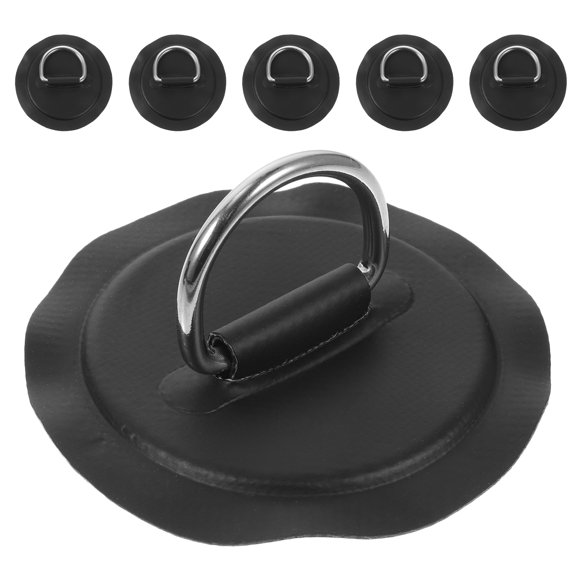 OFFIGAM 6Pcs Durable Stainless Steel D Rings for Canoe Patch and Paddle Board Rigging Hardware