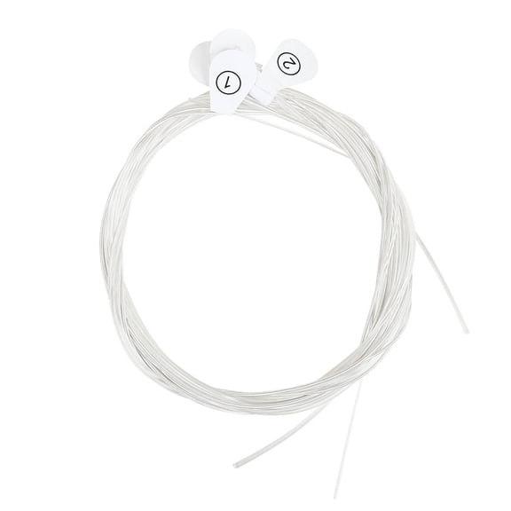 OFFIGAM 6Pcs Guitar Replacement White Acoustic Guitar Set for Music Practice
