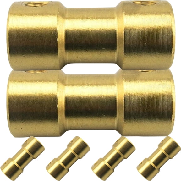 OFFIGAM 6-Pack High Grade Copper Flexible Couplers for Stepper Motor Connection and Motor Accessories