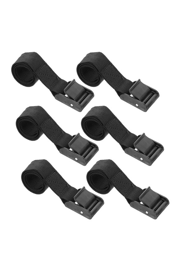 6Pcs Multi Function Umbrella Wind Stabilizer Straps for Outdoor Patio Beach Umbrellas Black
