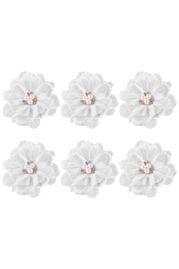 6Pcs Shape Cloth Hair Clips Set Comfortable Fashion Hair Accessories for Women Girls Special Occasions