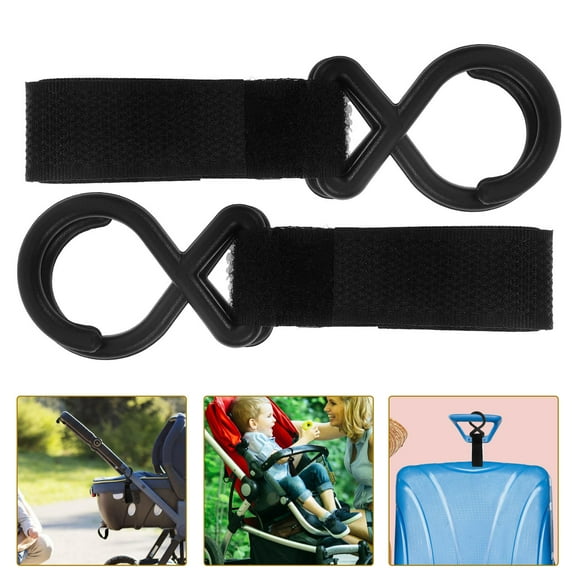 OFFIGAM 6Pcs Stroller Handle Hooks for Daily Use with Nylon Material