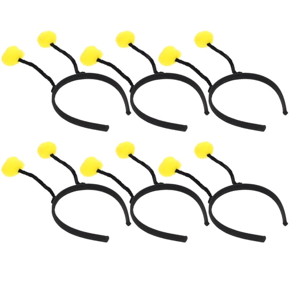 OFFIGAM 6-Pack Yellow Hair Bands Creative Festival Headbands Decorative Hair Accessories for Women and Girls