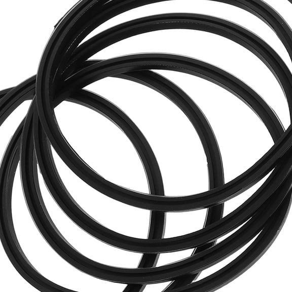 OFFIGAM 6pcs Black Silicone Replacement Seal Rings for Travel Mug Lid Leakproof Gasket Compatible with Various Bottles 2.59"