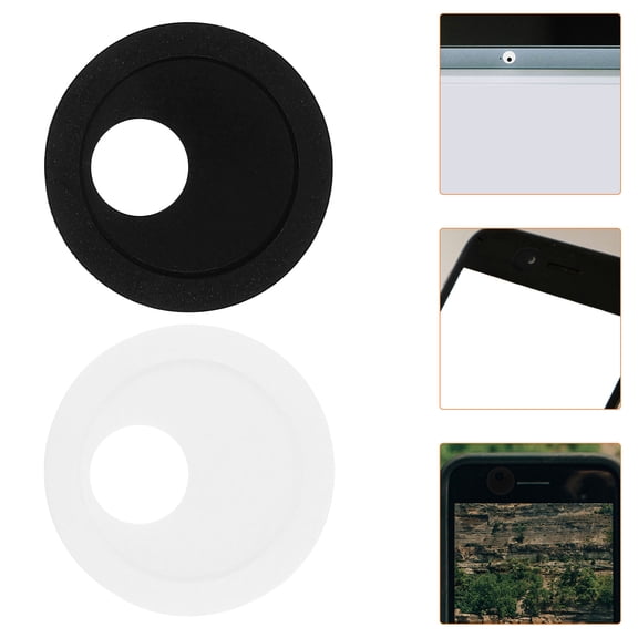 OFFIGAM 6pcs Camera Privacy Covers for Phone and Webcam, Abs Adhesive Stickers