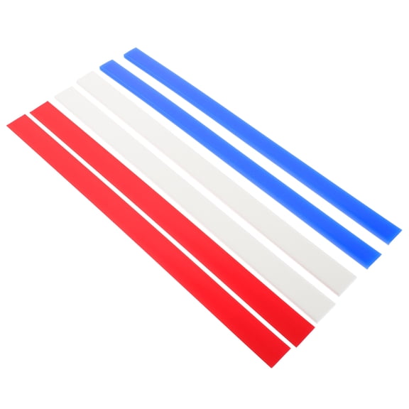 OFFIGAM 6pcs Silicone Baking Strips for Rolling Pin Thickness Guides, Non-Stick, Flexible, Perfect for Home Baking