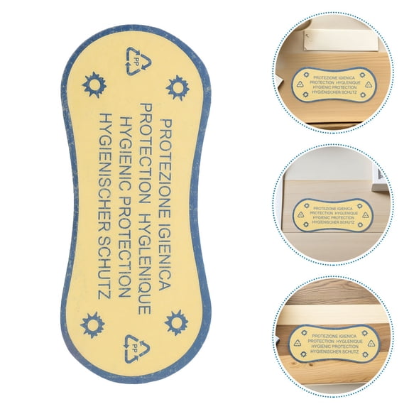 OFFIGAM Bathing Suit Liner Sticker 70Pcs Blue PVC Rectangular for Women Try-On Sanitation Swimming Pool