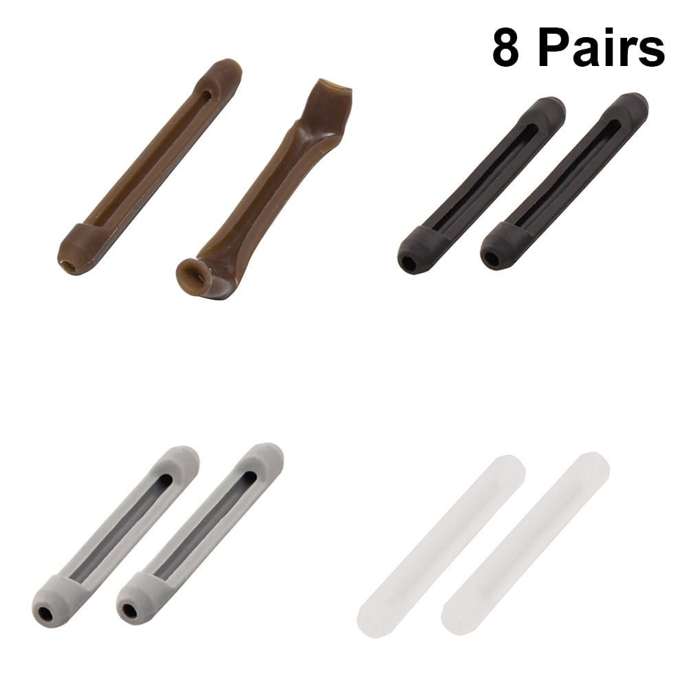 OFFIGAM 8 Pairs Silicone Temple Tips for Eyeglasses Comfortable Daily ...
