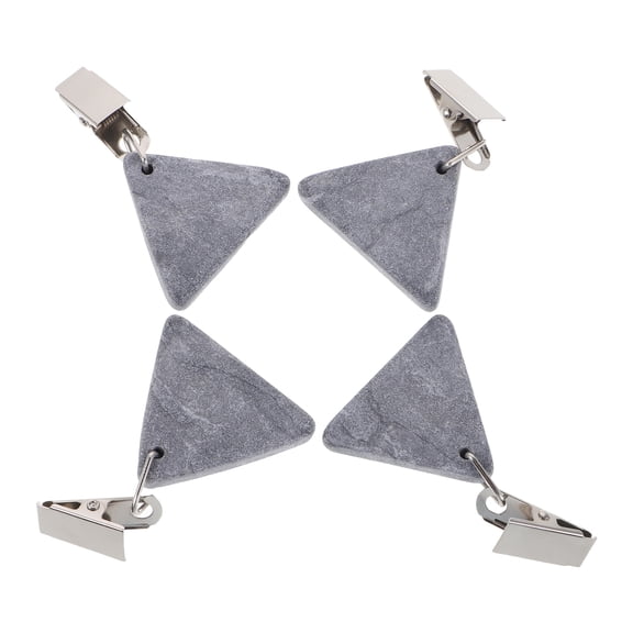 OFFIGAM Marble Tablecloth Weights 8 Pieces Stone Design for Home Kitchen Outdoor Use