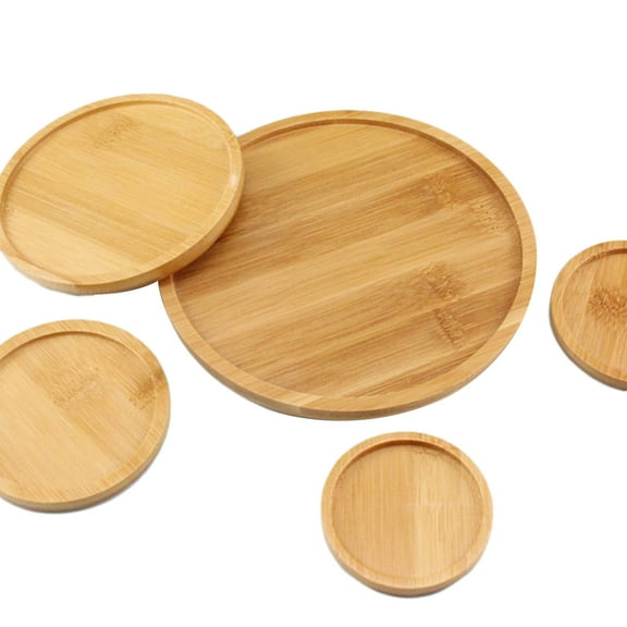 OFFIGAM Set of Design Plant Drip Trays for Flower Pots, and Leak-Proof Garden Accessories