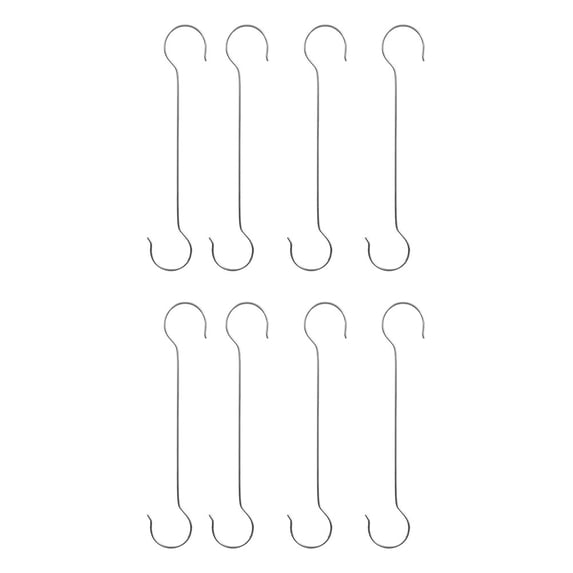 OFFIGAM Smooth Stainless Steel Hooks for Indoor and Balcony Use, Wall Mount Hangers