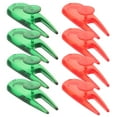 thumbnail image 1 of OFFIGAM 8Pcs Golf Divot Repair Tool Set Plastic Green Fork for Accurate Turf Repair and Portable Golf Accessories, 1 of 6