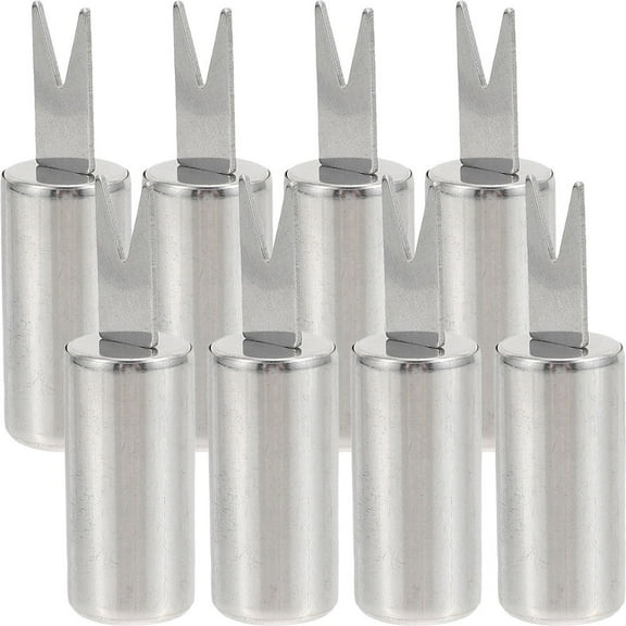 OFFIGAM Professional Reusable Corn Skewers Forks for Adults and Home Use, 8 Pieces Stainless Steel
