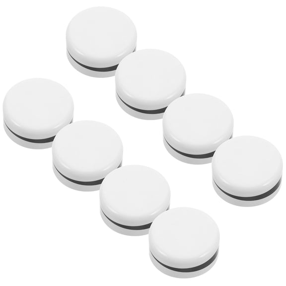 OFFIGAM White Plastic Refrigerator Temperature Control Knobs Replacement for Home Appliances and Kitchen Use