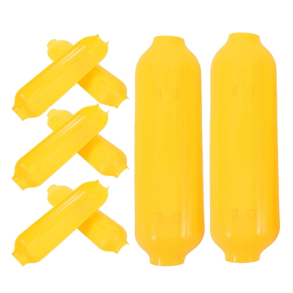 OFFIGAM 8-Piece Stackable Yellow Corn Serving Dishes, Reusable Appetizer Plates for Parties, Snacks, Desserts and Veggies
