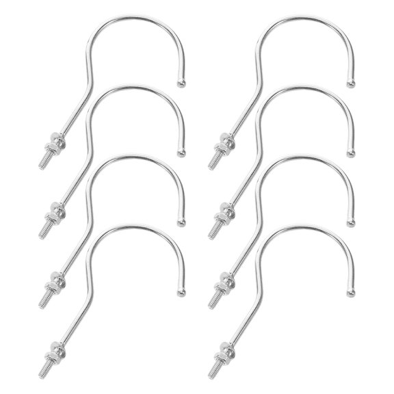OFFIGAM 8pcs Heavy Duty S Hooks for Clothes Versatile Use on Display Racks in Shops