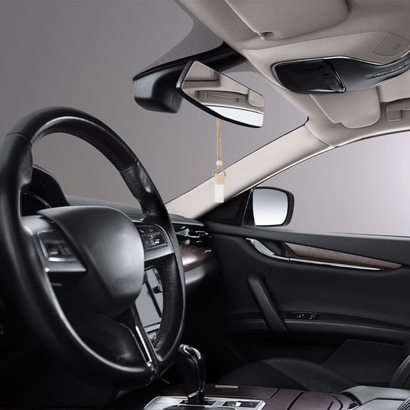 OFFIGAM 8pcs Pendant Car Bottle Glass for Aromatherapy in Car Interior