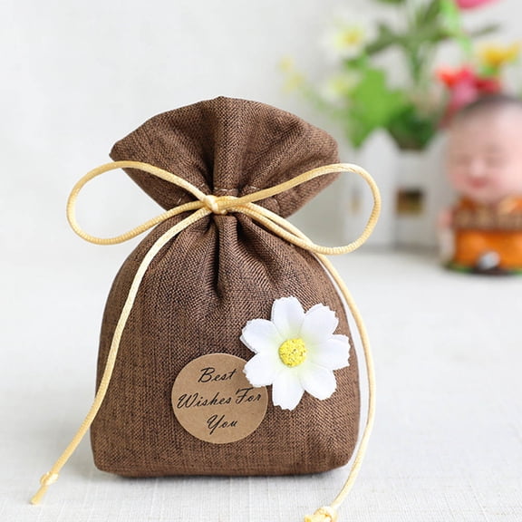 OFFIGAM 9Pcs Sachets Pendants Cotton Drawstring Sachets Assorted Color For Car Use