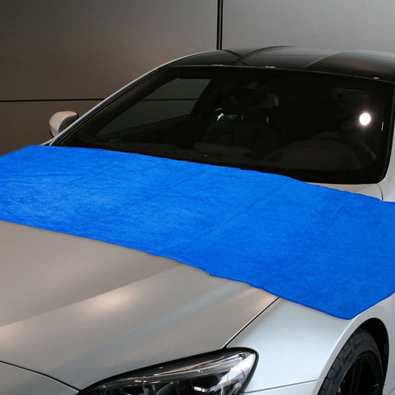 OFFIGAM Blue Car Wash Towel Drying Towels Microfiber 1Pcs