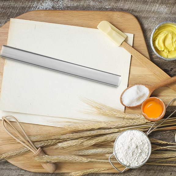 OFFIGAM 4-Piece Acrylic Roller Set for Clay Sculpting Tools with Smooth White and Comfortable Grip