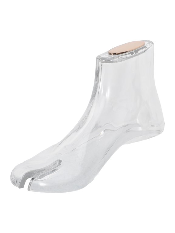 Flat Transparent Acrylic Shoe Stand for Boot and Shoe Display Organizer