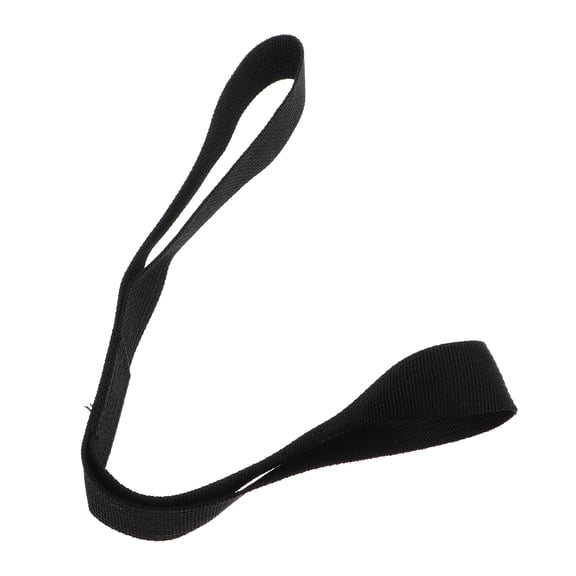 OFFIGAM Adjustable Black Soft Loop Straps Heavy Duty Tie Downs for Car Towing and Garden Equipment