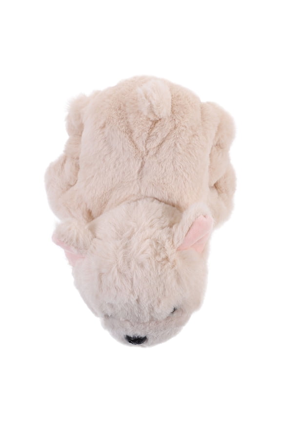 Adorable Beige Animal Hugger Slap Bracelets for Parties and Daily Wear Made of Soft PP Cotton 1 Count