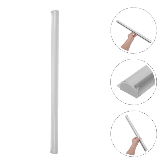 OFFIGAM Aluminum Wall-Mounted Kitchen Ticket Holder Rail with Menu Clip in Plated