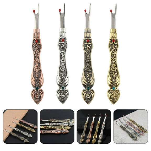 OFFIGAM Antique Seam for Sewing with Comfortable Grip, Zinc Alloy, Portable and Assorted Colors, Essential Sewing Tool