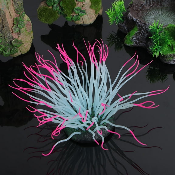 OFFIGAM Artificial Coral Tree Aquarium Decoration Underwater Movement Accessory for Fish Tank 1 Piece